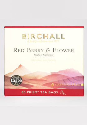 Birchall Red Berry & Flower - 80 Prism Tea Bags