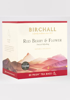 Birchall Red Berry & Flower - 80 Prism Tea Bags