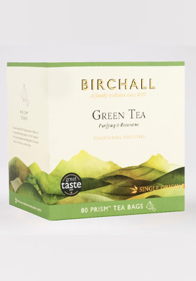 Birchall Green Tea - 80 Prism Tea Bags