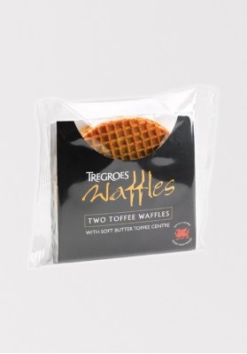 Tregroes (Stroopwaffle) Two Toffee Waffles Snack Pack 30x65g