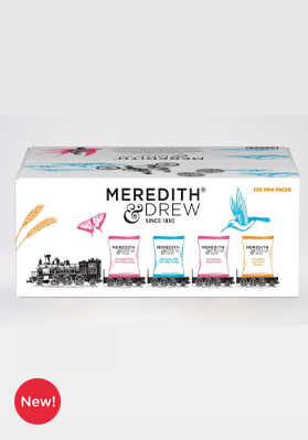 Meredith & Drew 100 Mini Packs 4 Varieties