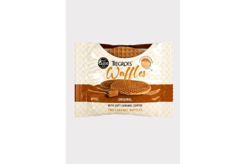 Tregroes (Stroopwaffle) Two Toffee Waffles Snack Pack 30x65g