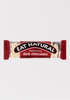 Eat Natural Fruit,Dark Chocolate,Cranberries,Macadamias 12x45g