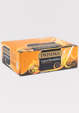 Twinings English Breakfast Tagged Tea Bags 1x100