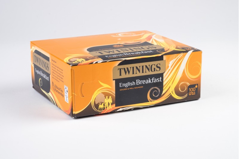 Twinings English Breakfast Tagged Tea Bags 1x100