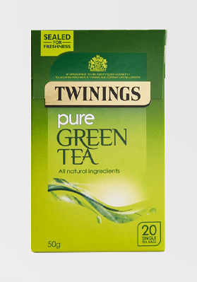 Twinings Pure Green Tea Enveloped Tea Bags 1x20