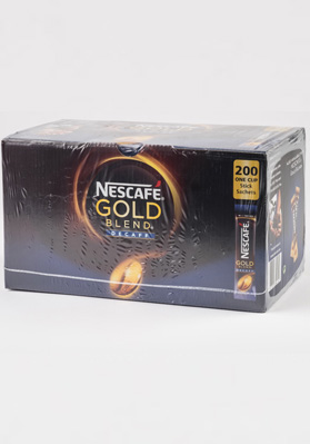 Nescafè Gold Blend Decaff Instant Coffee Sticks 1x200