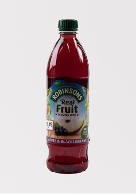 Robinsons Apple and Blackcurrant No Added Sugar 12x1L