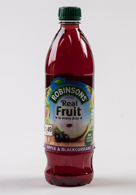 Robinsons Apple and Blackcurrant No Added Sugar 12x1L