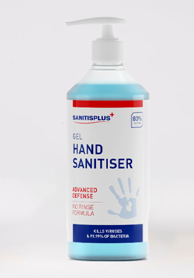 Sanitisplus Hand Gel 80% Alcohol With Pump 1 x 500ml