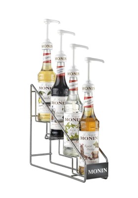 Monin Syrup 4 Bottle Rack