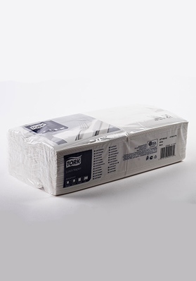 White 2 Ply Napkins 32cm 1x200 (Single Packs) USE CODE 8487