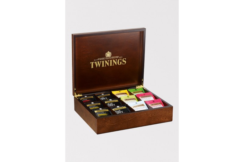 Twinings 12 Sachet Wooden Box