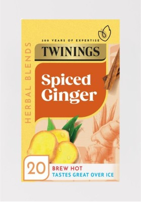 Twinings Spiced Ginger Tea Env Tea Bags 1x20 Twinings Spiced Ginger Tea Env Tea Bags 1x20