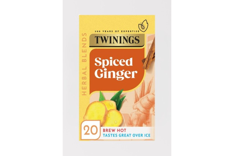 Twinings Spiced Ginger Tea Env Tea Bags 1x20